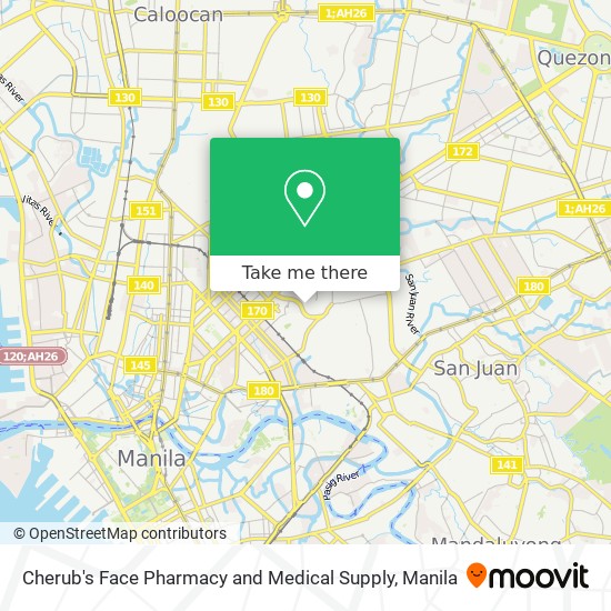 Cherub's Face Pharmacy and Medical Supply map