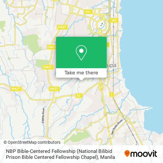 NBP Bible-Centered Fellowship (National Bilibid Prison Bible Centered Fellowship Chapel) map