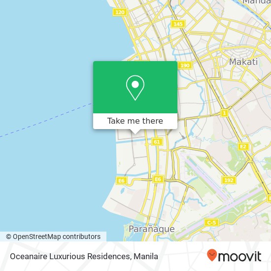 Oceanaire Luxurious Residences map