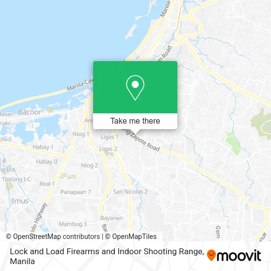 Lock and Load Firearms and Indoor Shooting Range map