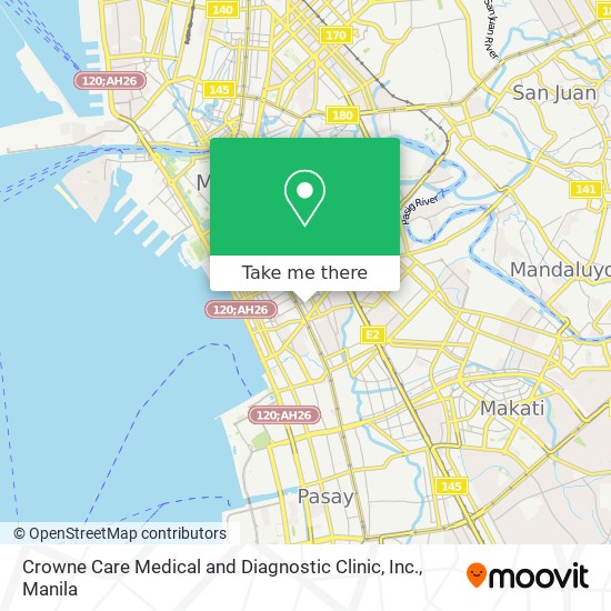 Crowne Care Medical and Diagnostic Clinic, Inc. map