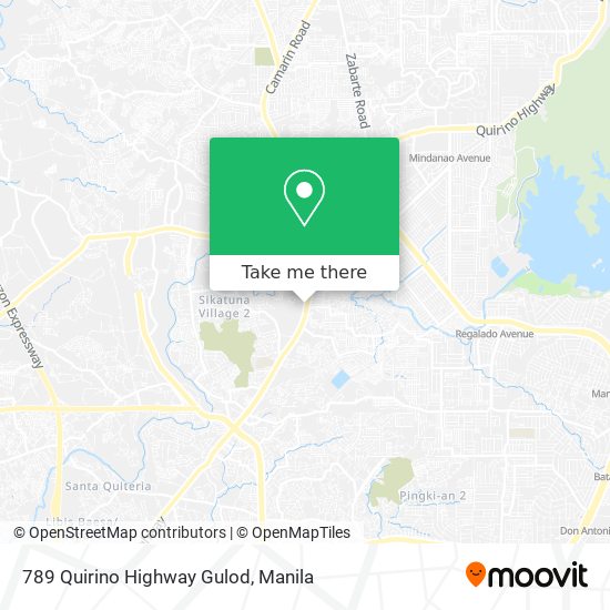 789 Quirino Highway Gulod map