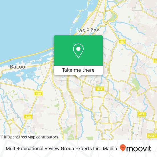 Multi-Educational Review Group Experts Inc. map