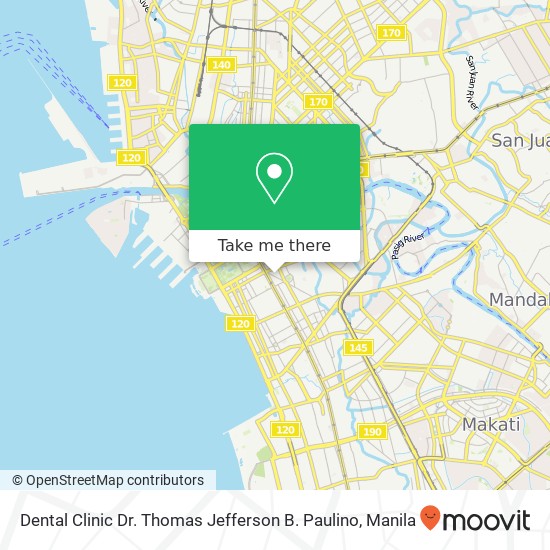 Dental Clinic Dr. Thomas Jefferson B. Paulino map