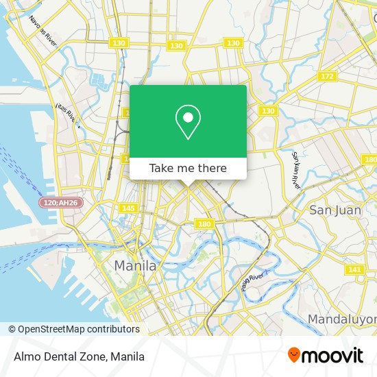 Almo Dental Zone map