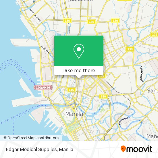 Edgar Medical Supplies map