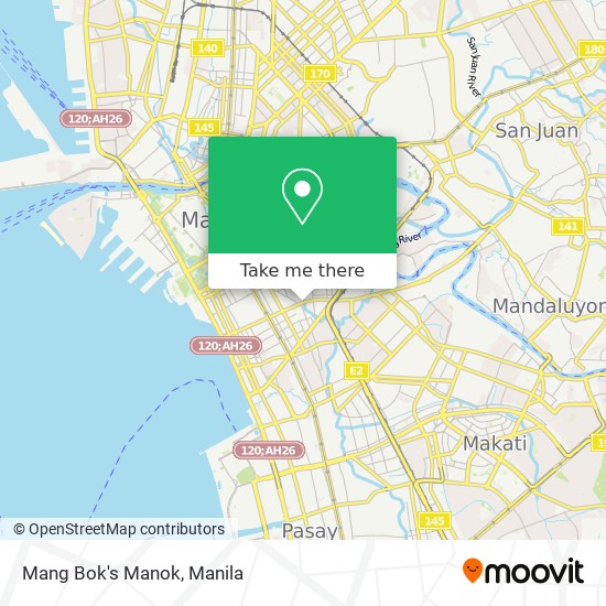 Mang Bok's Manok map