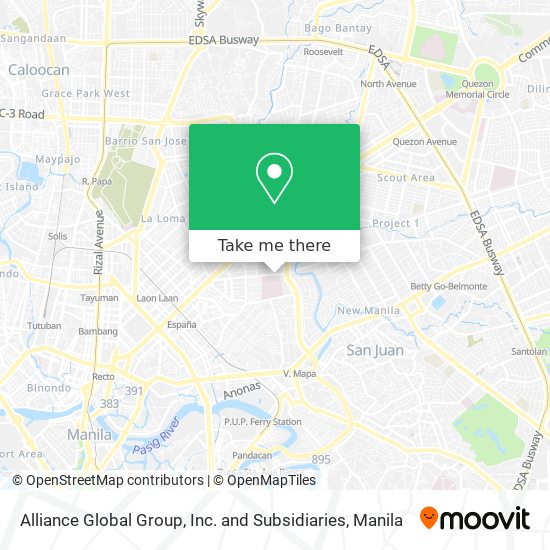 Alliance Global Group, Inc. and Subsidiaries map