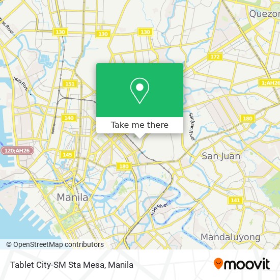 Tablet City-SM Sta Mesa map