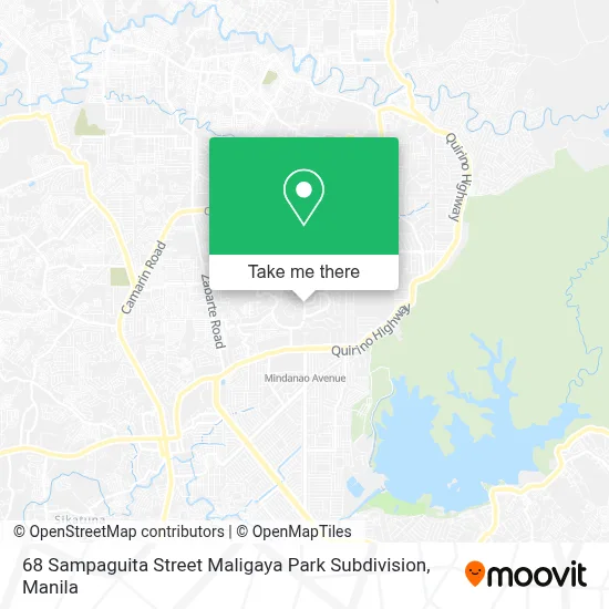 68 Sampaguita Street Maligaya Park Subdivision map