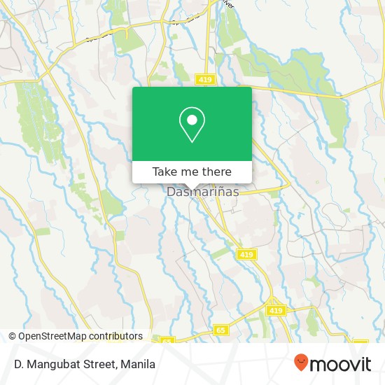 D. Mangubat Street map