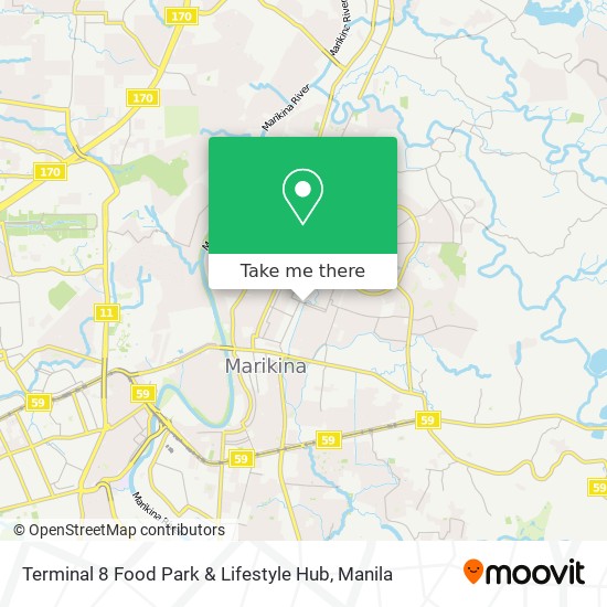 Terminal 8 Food Park & Lifestyle Hub map