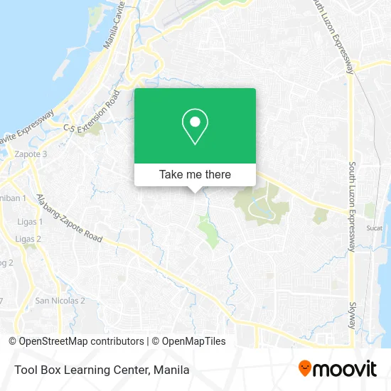 Tool Box Learning Center map
