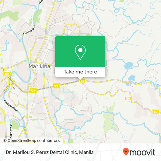 Dr. Marilou S. Perez Dental Clinic map