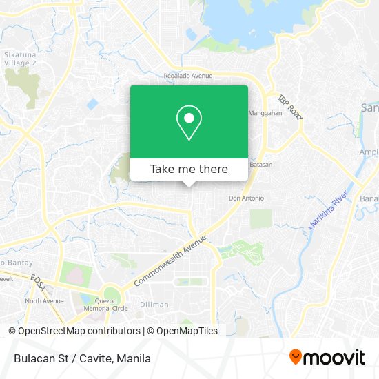 Bulacan St / Cavite map