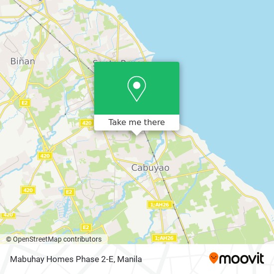 Mabuhay Homes Phase 2-E map