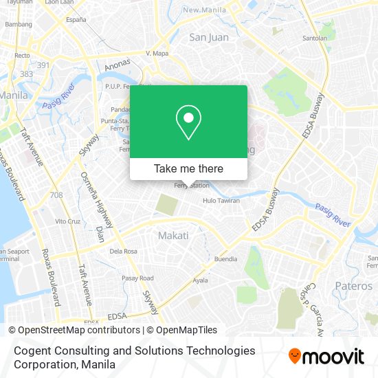 Cogent Consulting and Solutions Technologies Corporation map