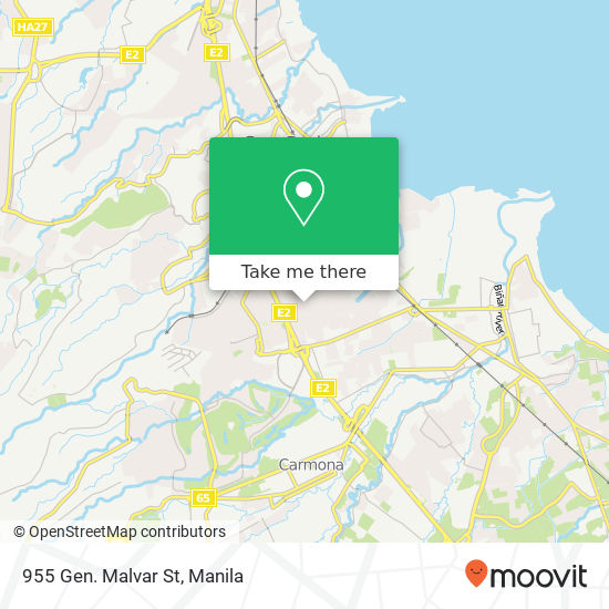 955 Gen. Malvar St map