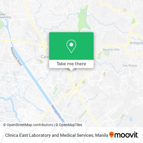 Clinica East Laboratory and Medical Services map