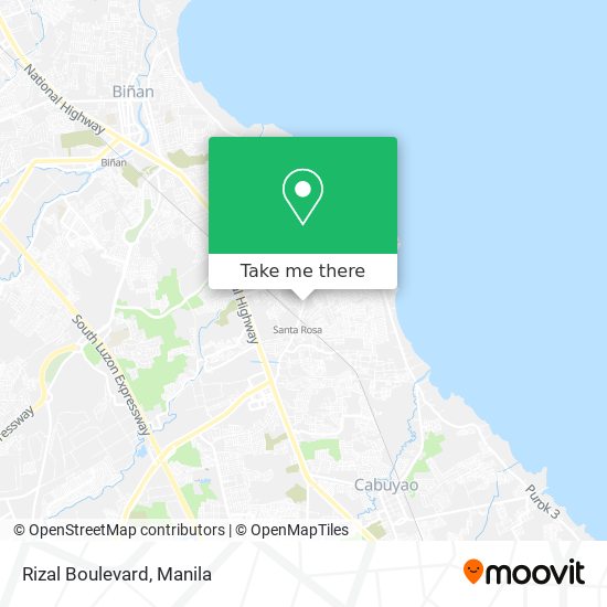 Rizal Boulevard map