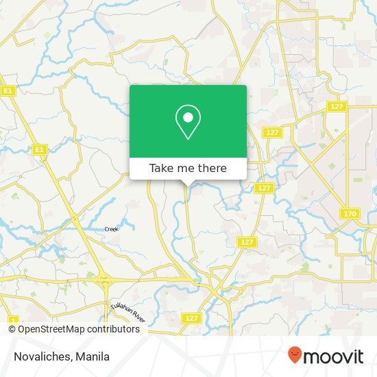 Novaliches map