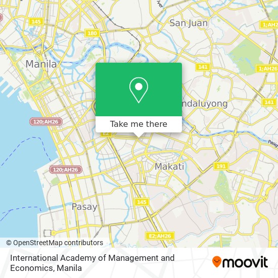 International Academy of Management and Economics map