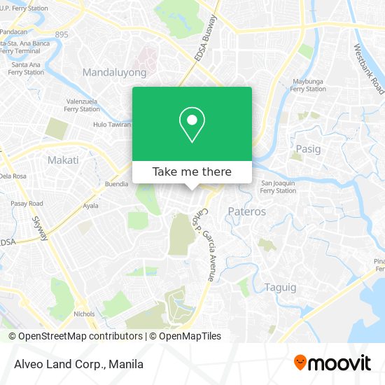 Alveo Land Corp. map