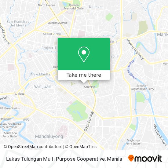 Lakas Tulungan Multi Purpose Cooperative map