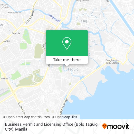 Business Permit and Licensing Office (Bplo Taguig City) map