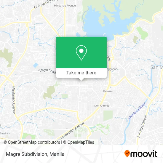 Magre Subdivision map