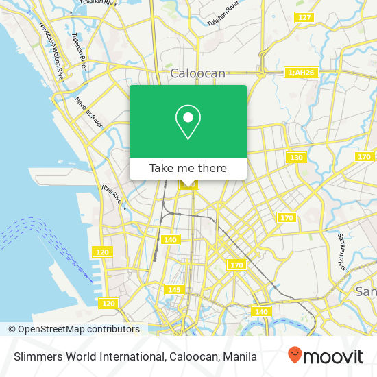 Slimmers World International, Caloocan map