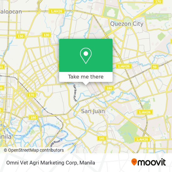 Omni Vet Agri Marketing Corp map