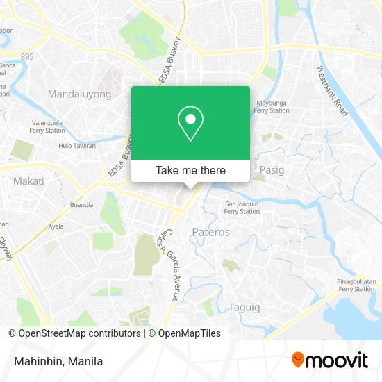 Mahinhin map