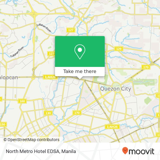 North Metro Hotel EDSA map