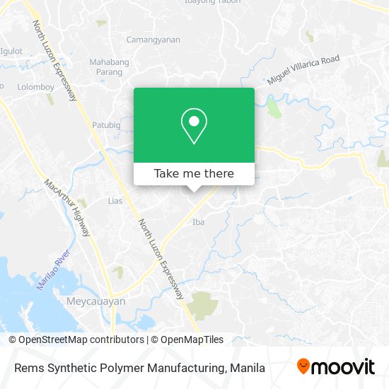 Rems Synthetic Polymer Manufacturing map