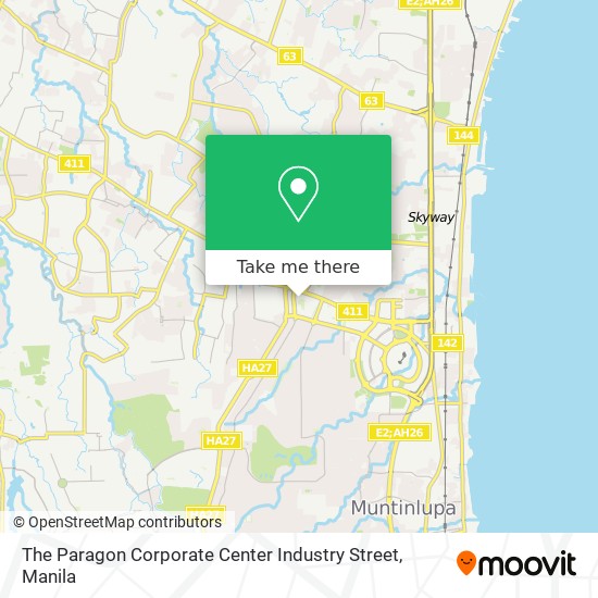 The Paragon Corporate Center Industry Street map