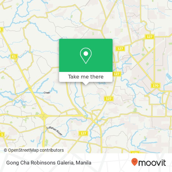 Gong Cha Robinsons Galeria map