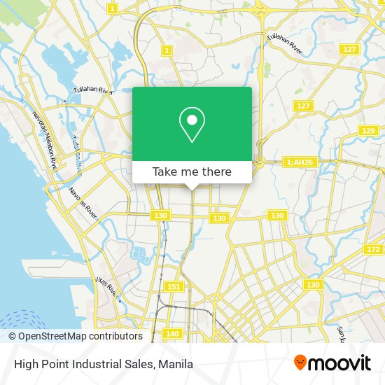 High Point Industrial Sales map