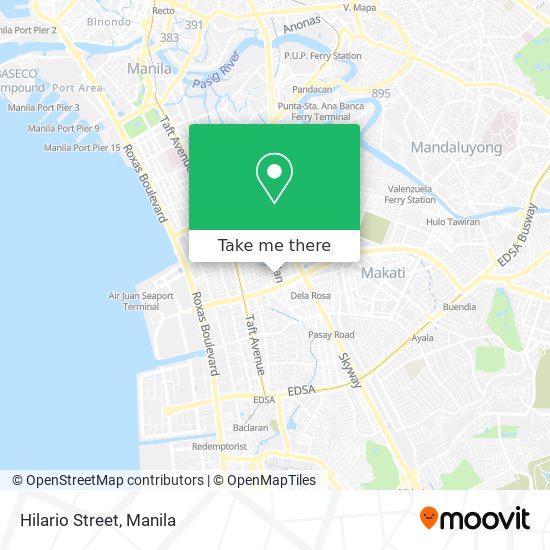 Hilario Street map