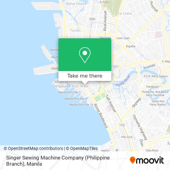 Singer Sewing Machine Company (Philippine Branch) map