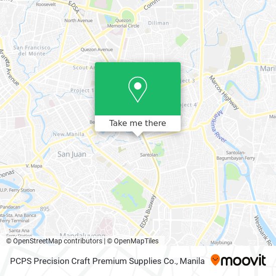PCPS Precision Craft Premium Supplies Co. map