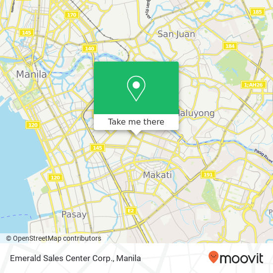 Emerald Sales Center Corp. map