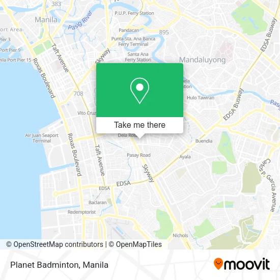 Planet Badminton map
