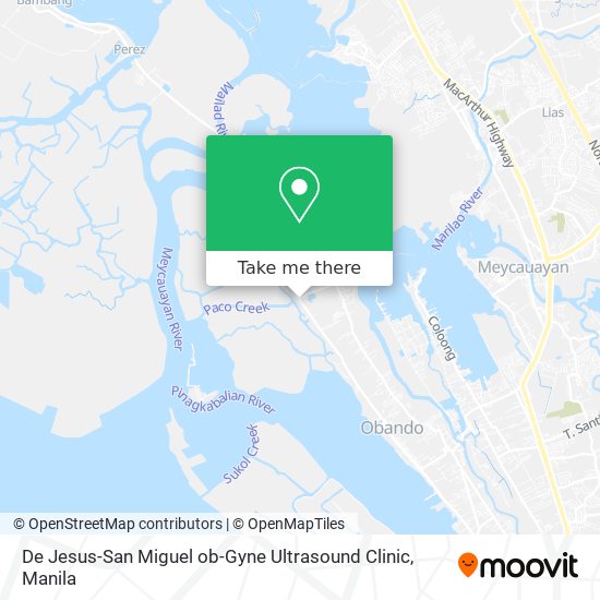 De Jesus-San Miguel ob-Gyne Ultrasound Clinic map