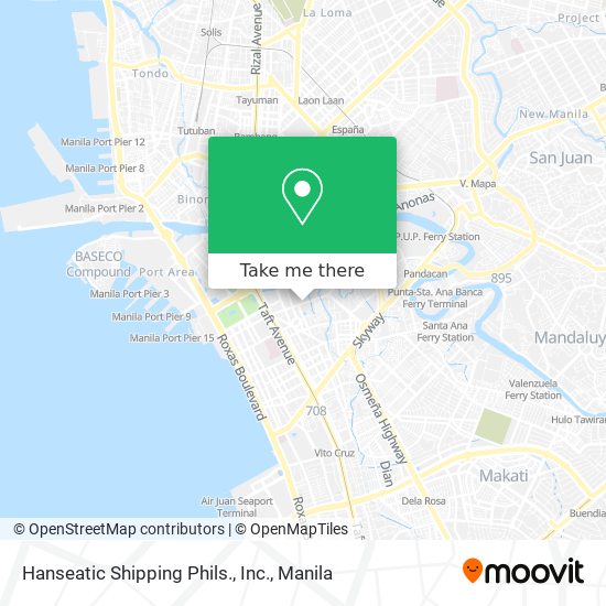 Hanseatic Shipping Phils., Inc. map