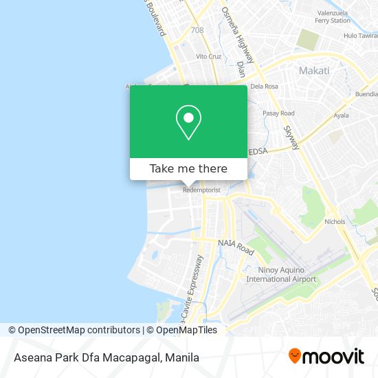 Aseana Park Dfa Macapagal map