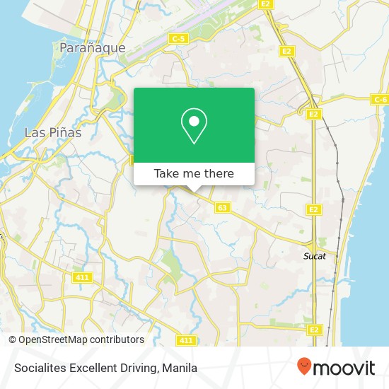 Socialites Excellent Driving map