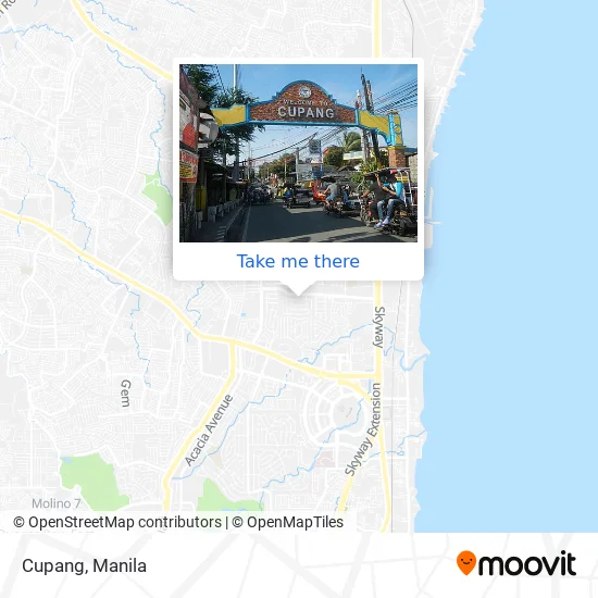 Cupang map