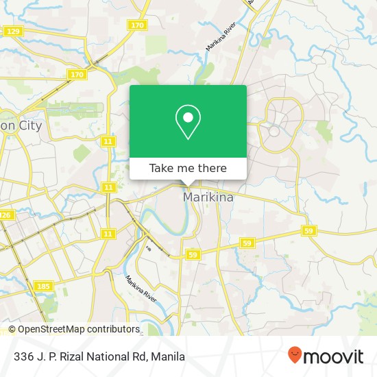 336 J. P. Rizal National Rd map