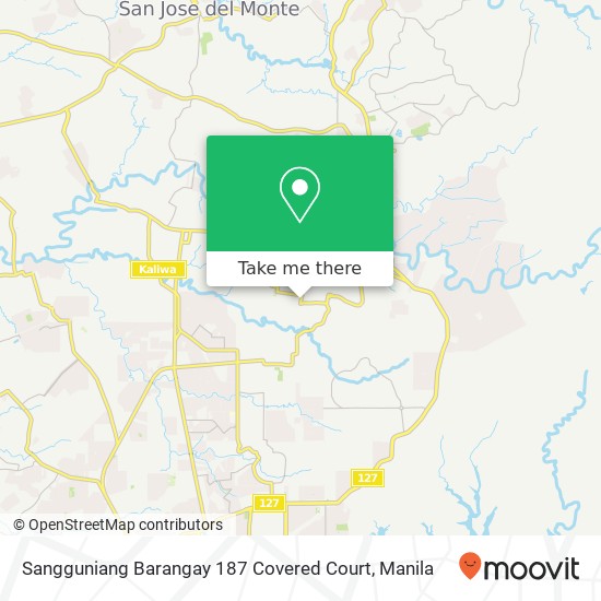 Sangguniang Barangay 187 Covered Court map
